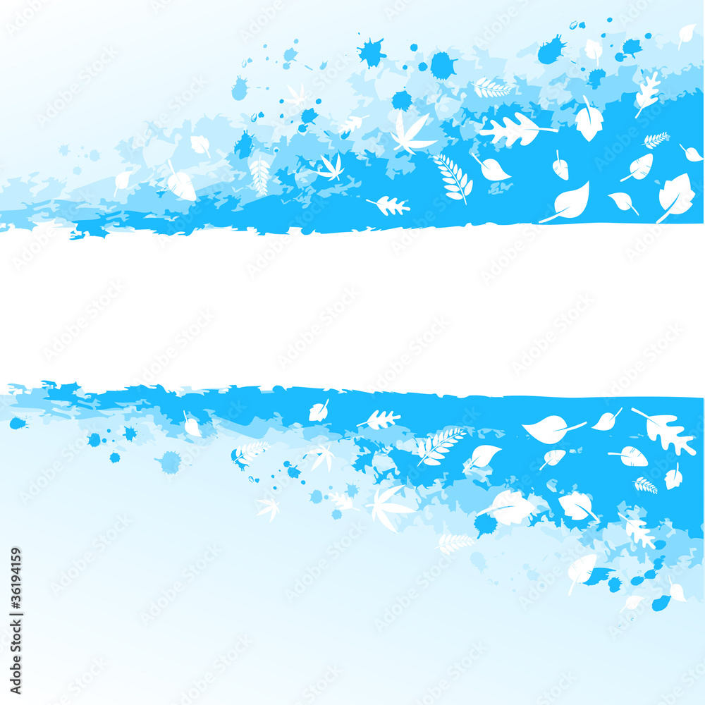 Grunge blue background