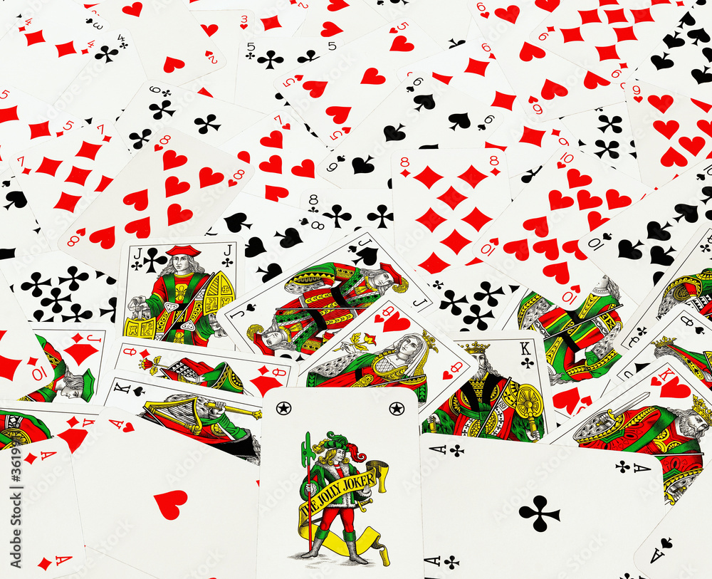 Playing cards background Playing cards background