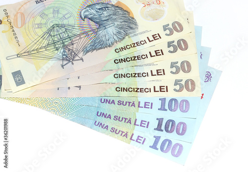 Romanian money © nickolae