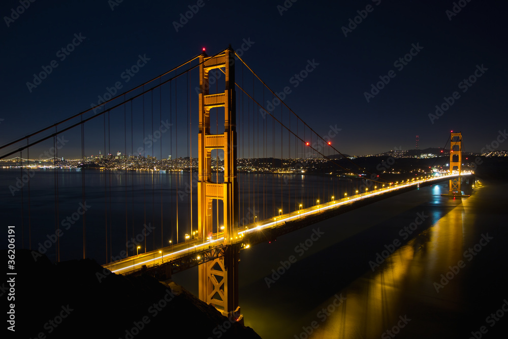 San Francisco Golden Gate Bridge at Blue Hour San Francisco Golden Gate Bridge at Blue Hour