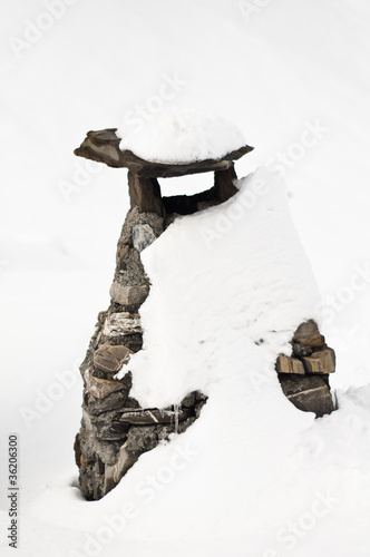 Kamin im Schnee © flash_light