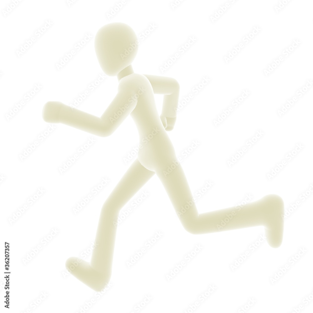 run left white run left white