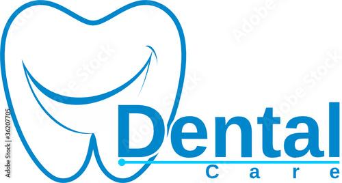 smiling molar dental logo