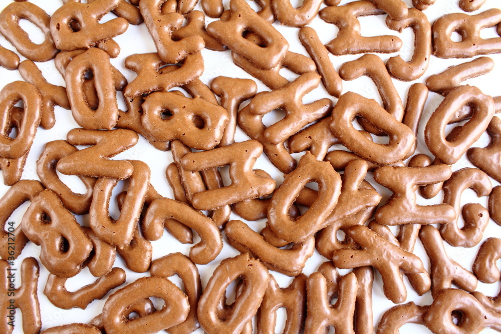 Buchstabensalat mit Russisch Brot Buchstabensalat mit Russisch Brot