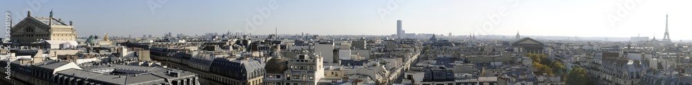 Vue panoramique de Paris en Haute definition - France - obrazy, fototapety, plakaty 