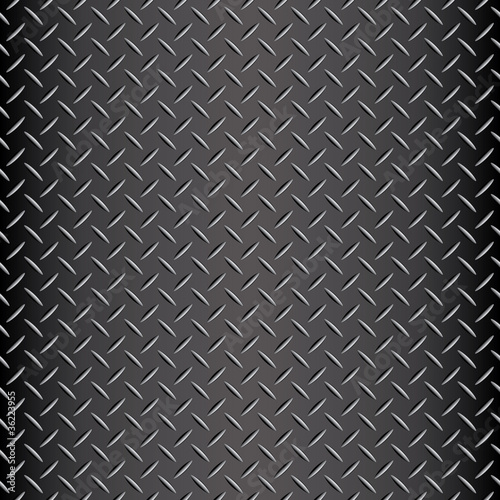 Seamless industrial diamond plate vector