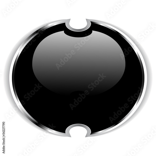 Vector label for advertising text