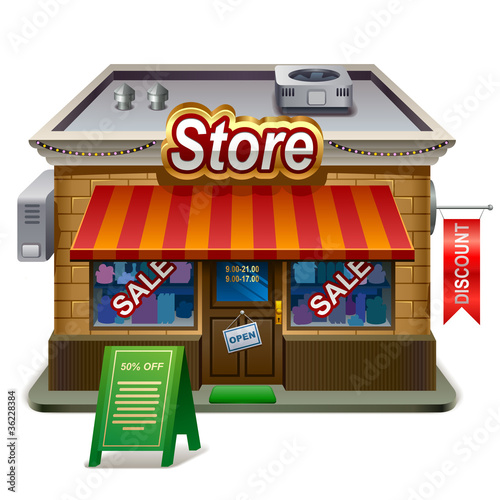 illustration of store