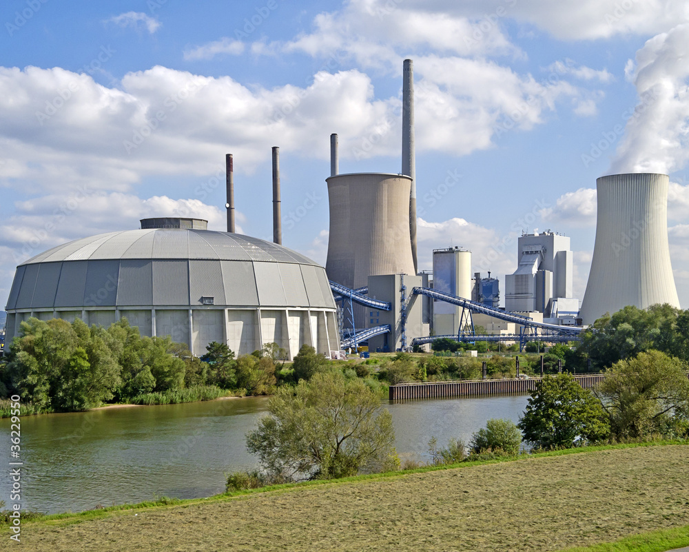 Fossiles Kraftwerk StockFoto Adobe Stock
