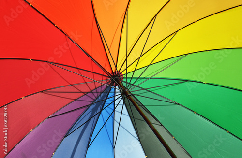 Rainbow umbrella