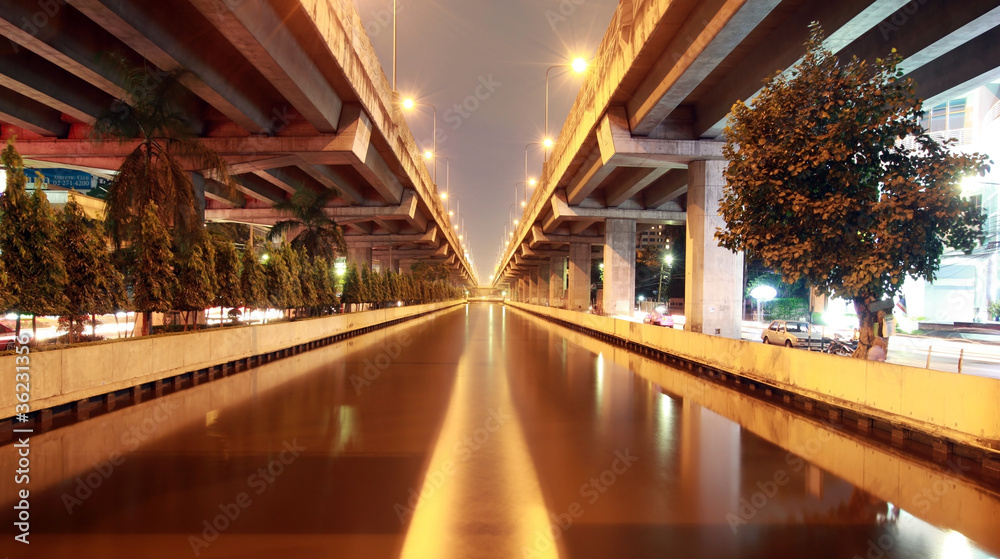 Prapa canal in Thailadnd before the flood