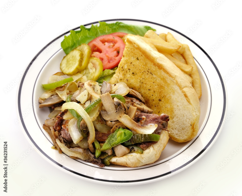 Cheese Steak Sandwich Cheese Steak Sandwich