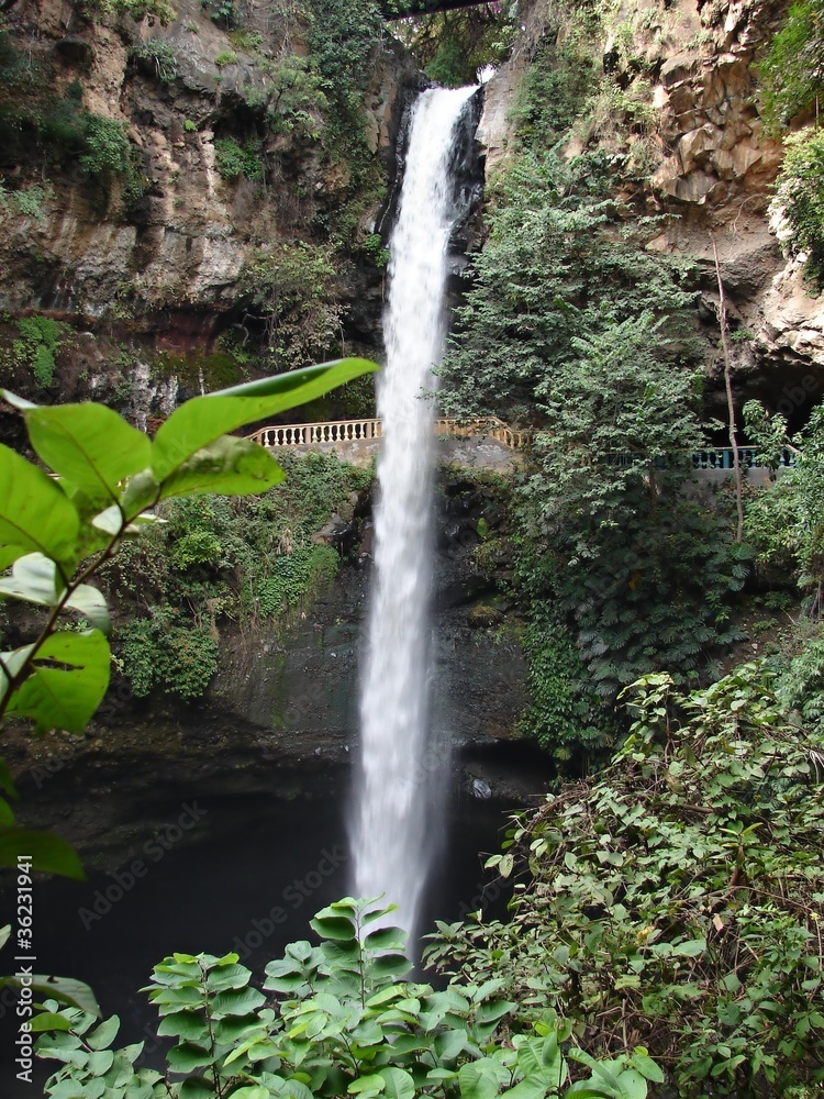 Fototapeta premium Waterfall Salto de San Anton in Cuernavaca, Mexico