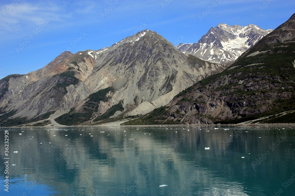 paysage  de Glacier Bay, Alaska