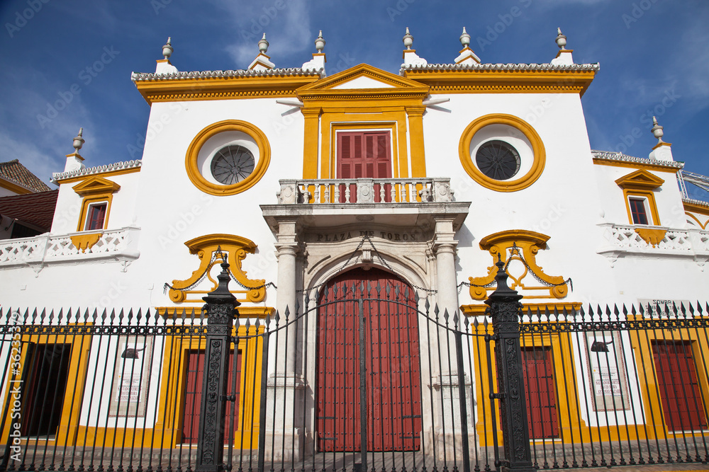 Puerta del Príncipe. Plaza de toros de la Maestranza, Sevilla Photos |  Adobe Stock