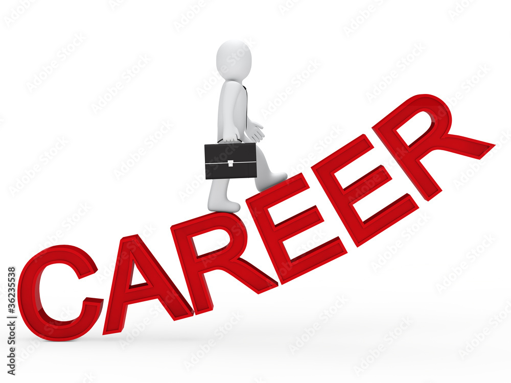 3d business man up career 3d business man up career