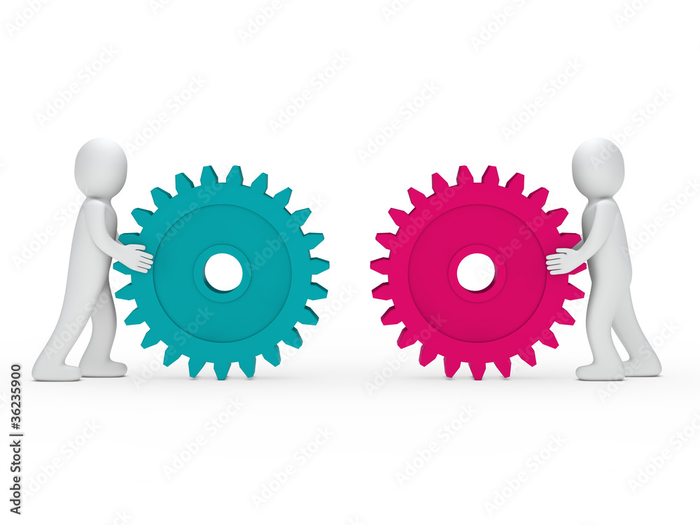 3d man push gear 3d man push gear