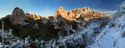 Rocky towny in winter - Sivy vrch -  Tatras - Slovakia