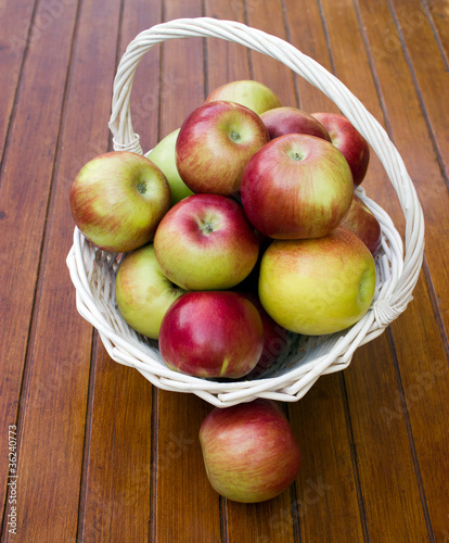 Apples in the basket