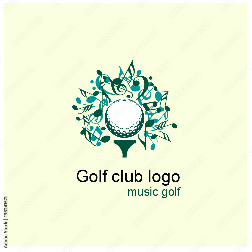 Fototapeta premium golf logo