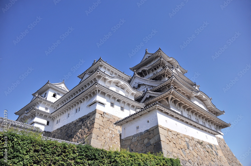 姫路城と青空1-1