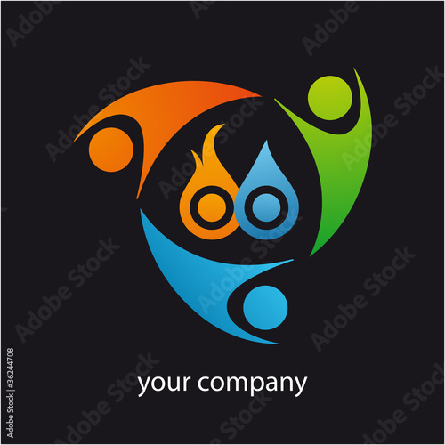 logo, logo entreprise, logo plombier
