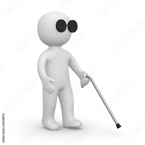 Blind man