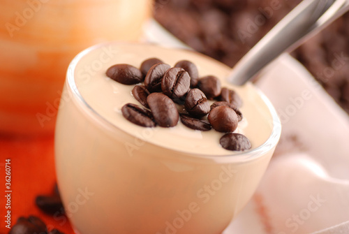 Fotografie yogurt al caffè - sette