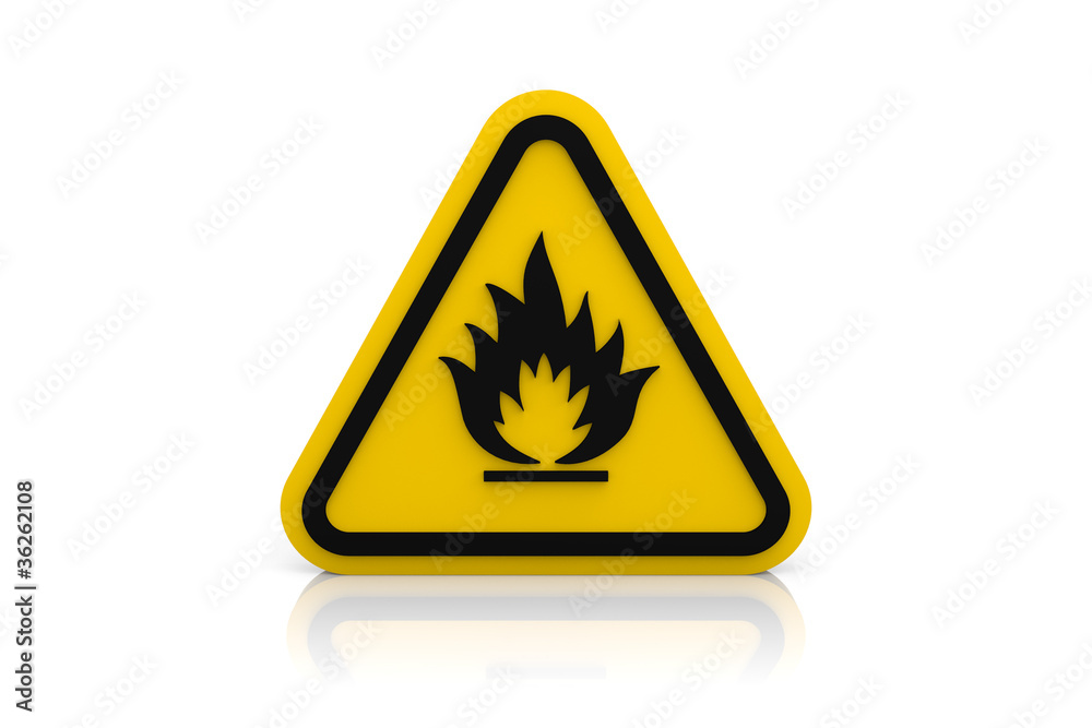 Yellow Warning Sign 2