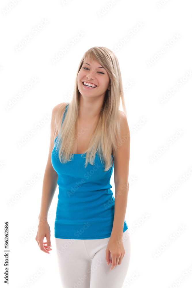 attractive smile teenage girl with white teeth attractive smile teenage girl with white teeth