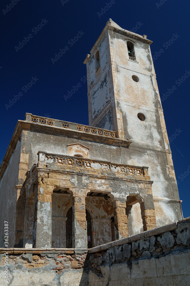 Abandoned spanish church