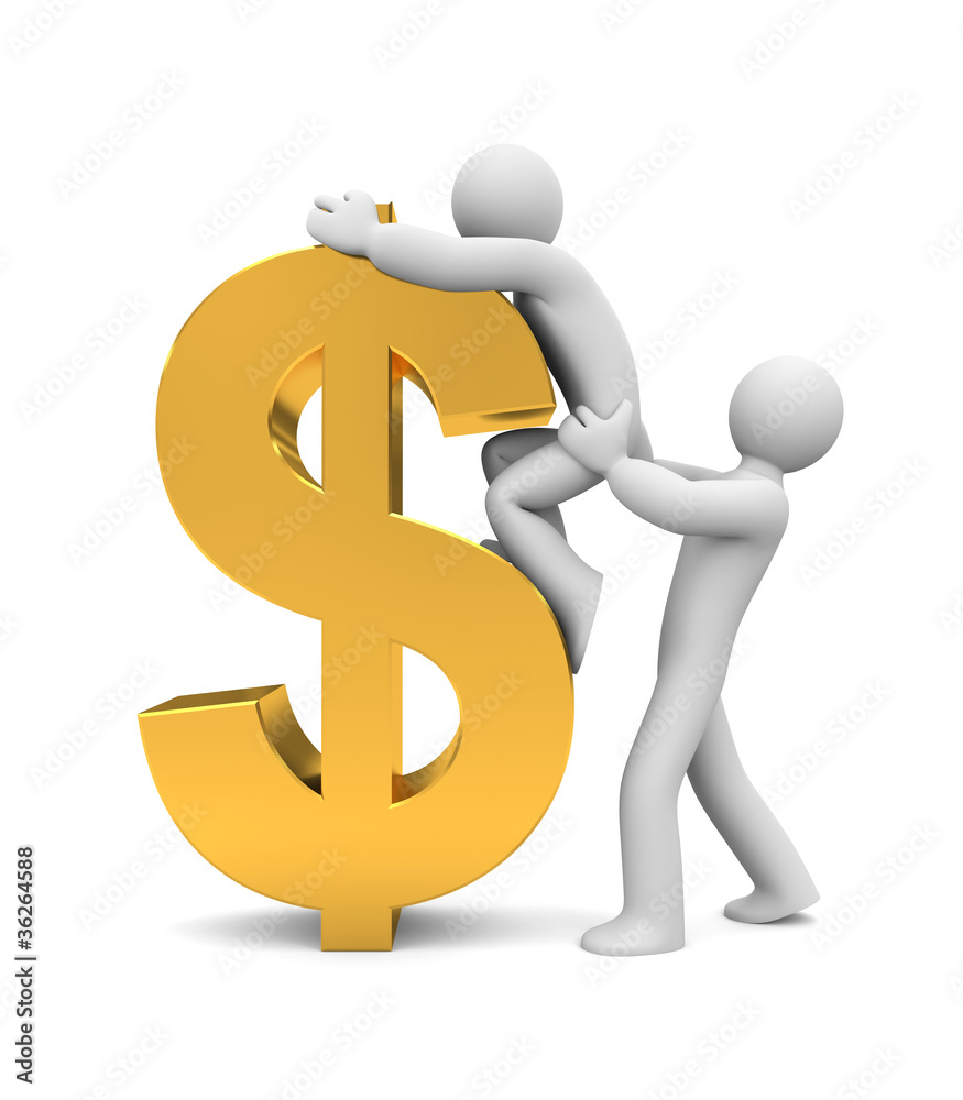 The new profits. Image contain clipping path