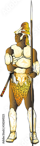Afrikanischer Krieger