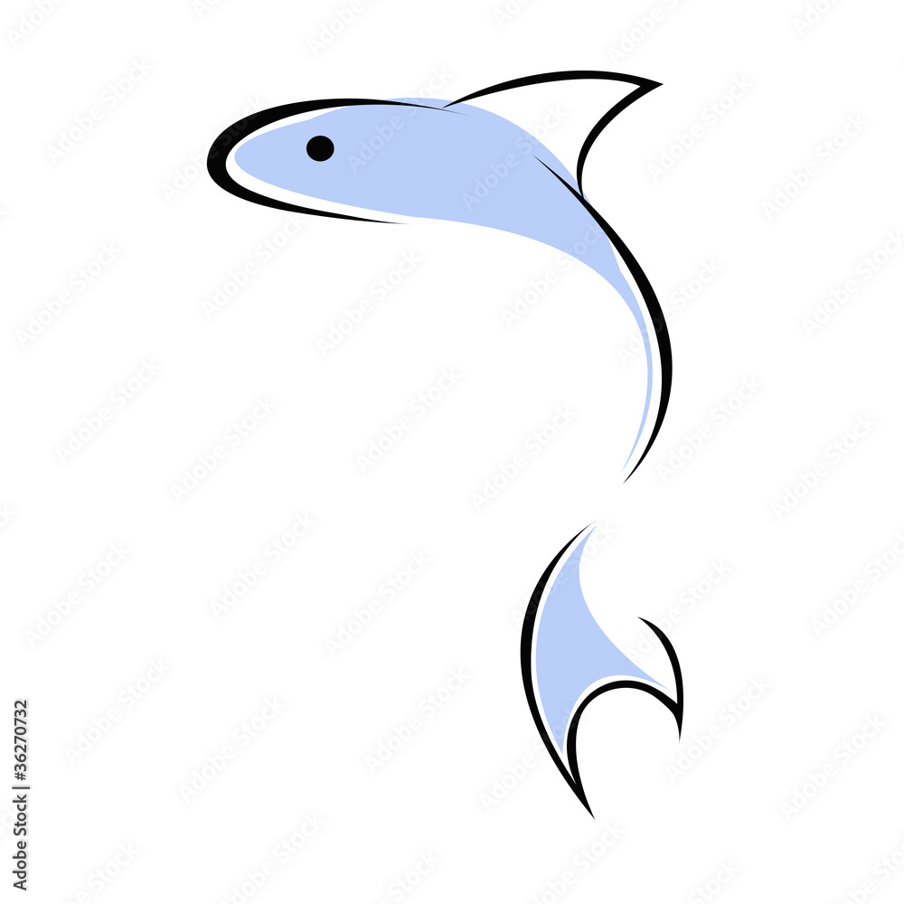 Fototapeta premium Fish logo