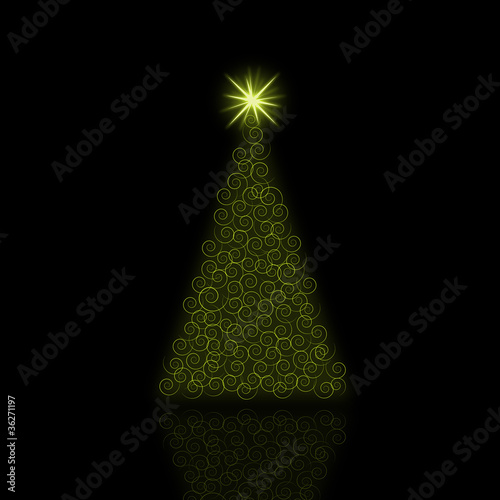 Phosphorescent Christmas Tree