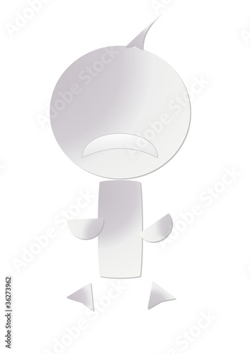 Bonhomme Triste Stock Illustration Adobe Stock