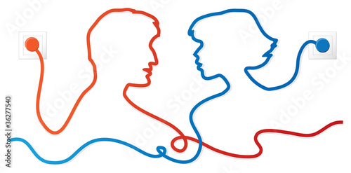 Communicating people