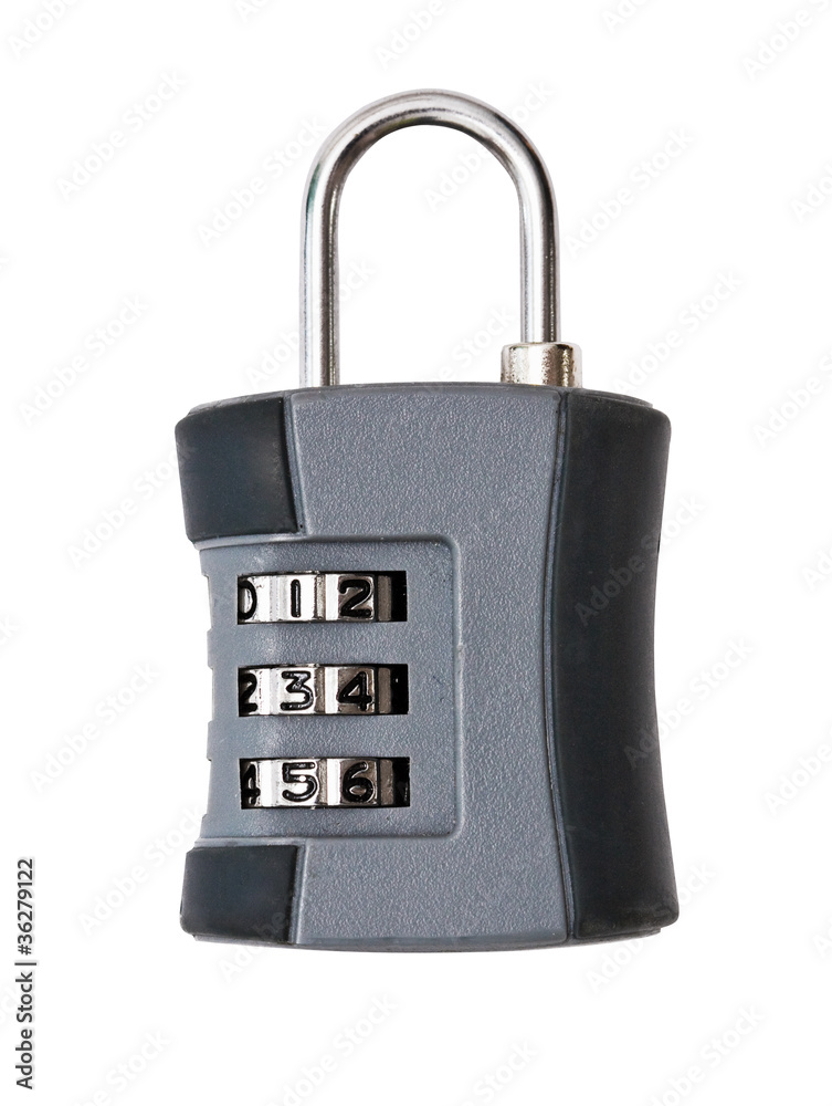 The lock for luggage, for a suitcase The lock for luggage, for a suitcase