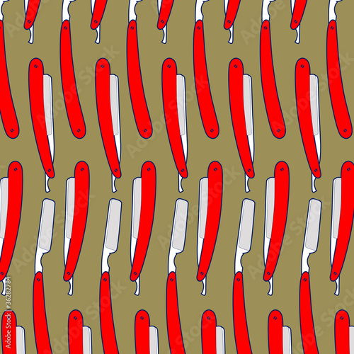 danger shave razor pattern