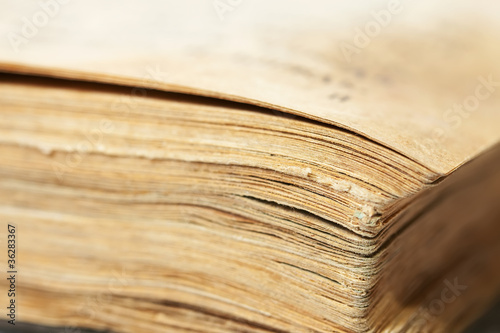 old book. Shallow DOF photo