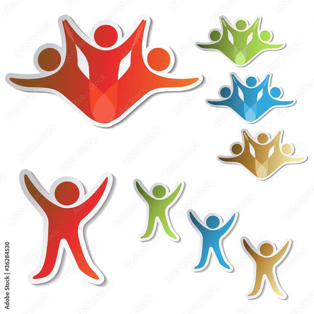 Vector human symbols - community Vector human symbols - community