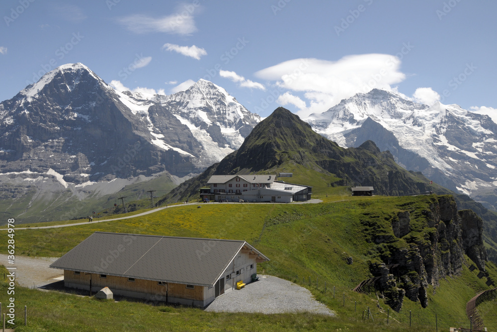 Eiger, Monch and Jungfrau from Mannlichen