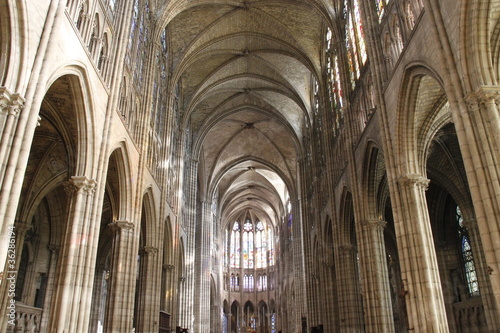 Nef de la Basilique Saint-Denis en Seine-Saint-Denis