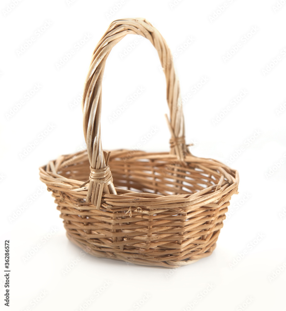 Obraz premium Brown wicker basket