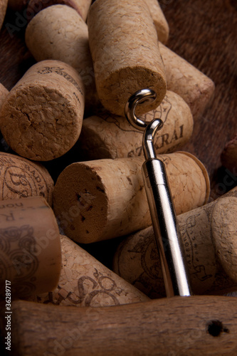 Bild auf Leinwand corkscrew