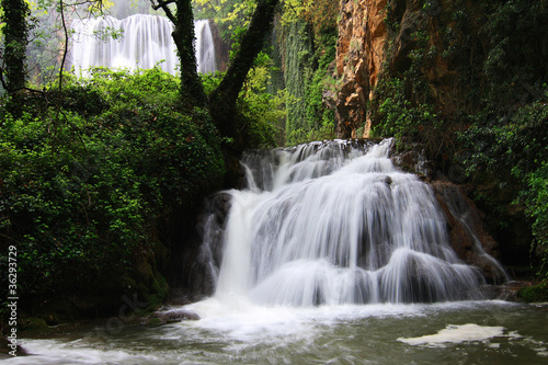 Obraz na płótnie Baño de Diana, Monasterio de Piedra w salonie