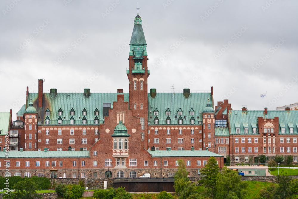 Obraz premium Danvikshem hospital in Stockholm, Sweden