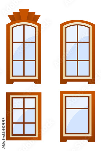Brown windows