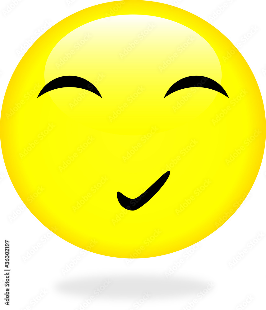 Collection of smiles. Vector illustration.