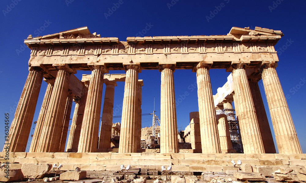 Obraz premium Parthenon ancient Greek temple